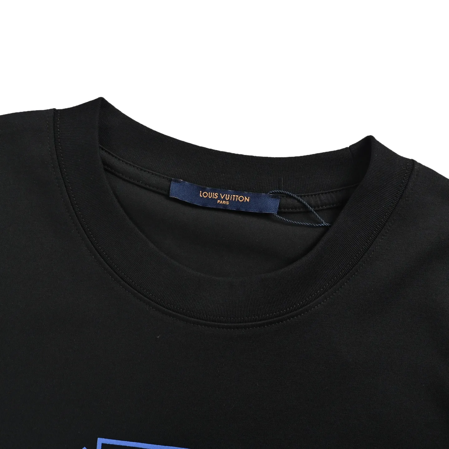 Louis Vuitton/Louis Vuitton round letter presbyopia logo foam short sleeves on the chest
